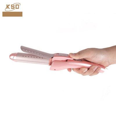 Vocht tot droog haarstyling vouwbaar 2 in 1 haarkruller rechtmaker met keramische plaat